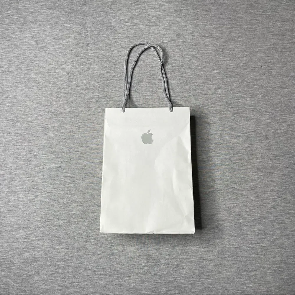 Apple Store 9”x6” White Gift Bag